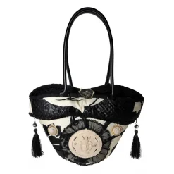 Coffarte - Baby Moro Long Handle Little Coffa - Sicilian Artisan Handbag - Sicilian Coffa - Luxury High Quality Handicraft Bag - Avvenice