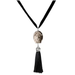 Coffarte - Barocco Val di Noto Necklace - Modica - Sicilian Artisan Necklace in Ceramic - Luxury High Quality Handcraft - Avvenice