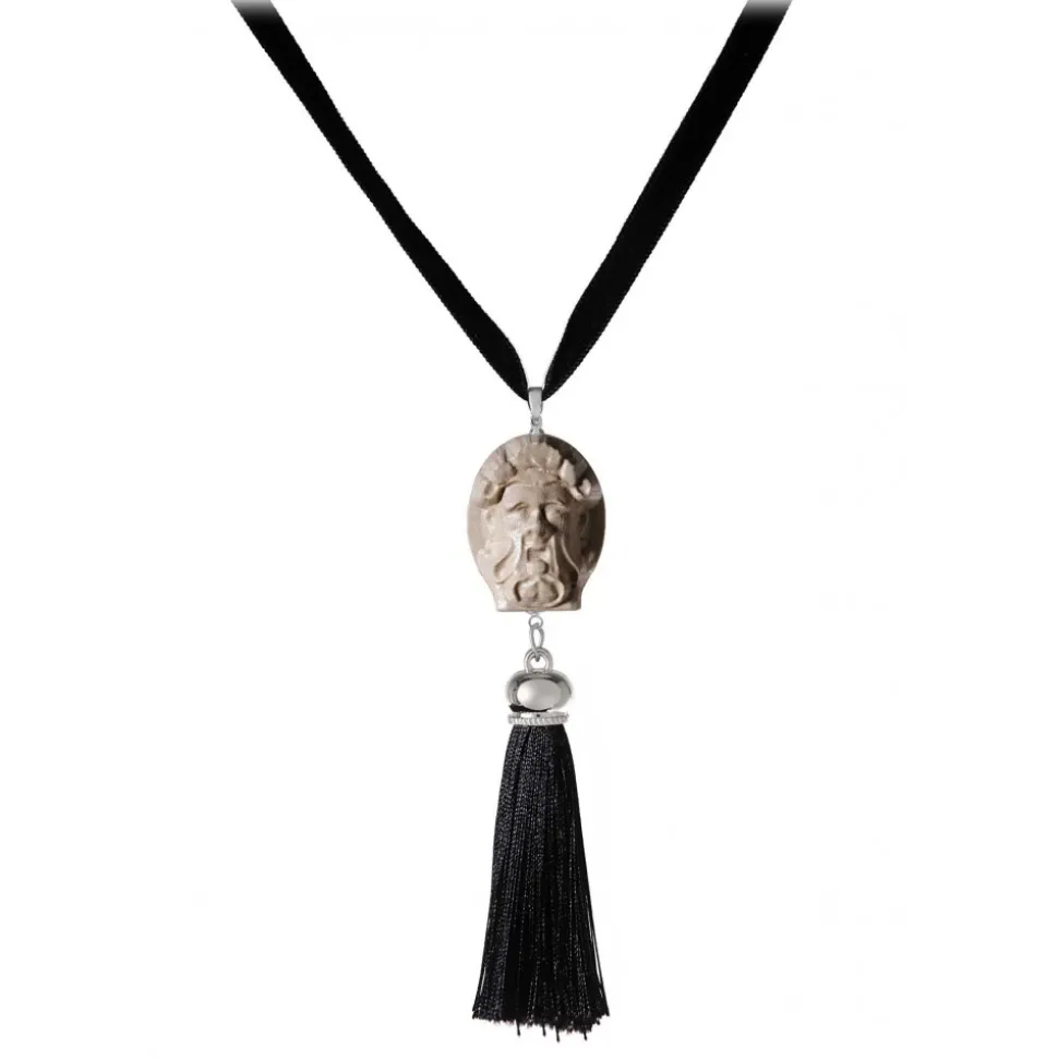 Coffarte - Barocco Val di Noto Necklace - Modica - Sicilian Artisan Necklace in Ceramic - Luxury High Quality Handcraft - Avvenice