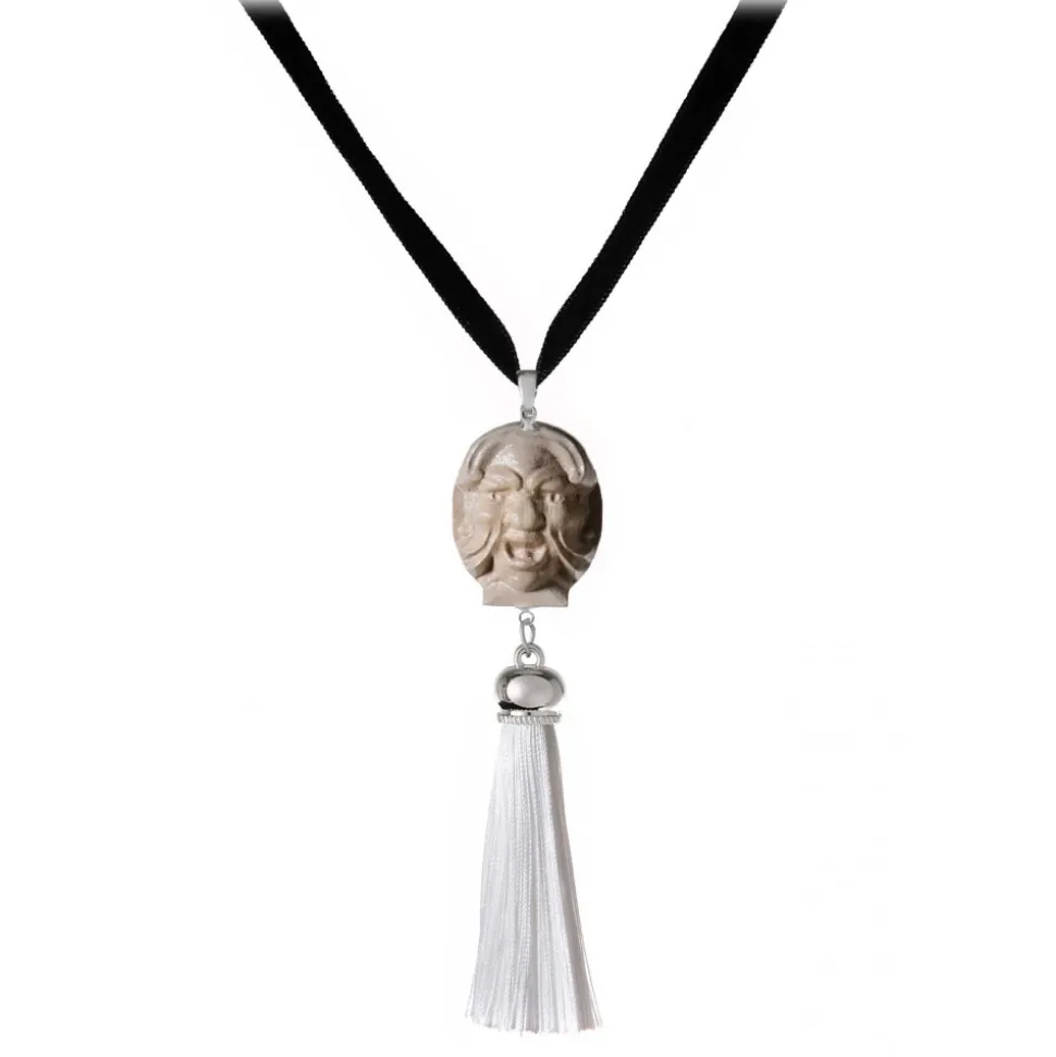 Coffarte - Barocco Val di Noto Necklace - Caltagirone - Sicilian Artisan Necklace in Ceramic - Luxury High Quality Handcraft - Avvenice