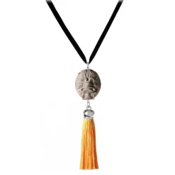 Coffarte - Barocco Val di Noto Necklace - Catania - Sicilian Artisan Necklace in Ceramic - Luxury High Quality Handcraft - Avvenice