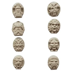 Coffarte - Clips Barocco Val di Noto Earrings - Sicilian Artisan Earrings in Ceramic - Luxury High Quality Handcraft - Avvenice