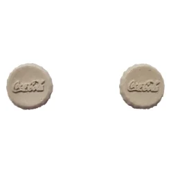 Coffarte - Clips Coca Cola Cap Earrings - Sicilian Artisan Earrings in Ceramic - Luxury High Quality Handcraft - Avvenice