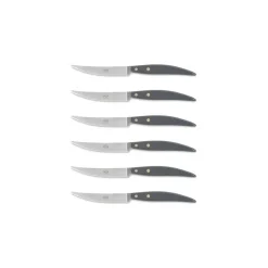 Coltellerie Berti - 1895 - Polychrome 6 Table Knives - N. 8064 - Exclusive Artisan Knives - Handmade in Italy - Avvenice