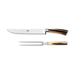 Coltellerie Berti - 1895 - Roast Knives Kit - N. 2745 - Exclusive Artisan Knives - Handmade in Italy - Avvenice