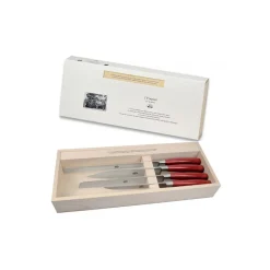 Coltellerie Berti - 1895 - Set of Four Kitchen Knives - N. 2630 - Exclusive Artisan Knives - Handmade in Italy - Avvenice