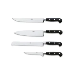 Coltellerie Berti - 1895 - Set of Four Kitchen Knives - N. 920 - Exclusive Artisan Knives - Handmade in Italy - Avvenice