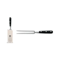 Coltellerie Berti - 1895 - Together Roast Fork - N. 9880 - Exclusive Artisan Knives - Handmade in Italy - Avvenice