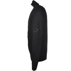 C.P. Company - Cardigan with Front Closure - Black - Sweater - Luxury Exclusive Collection - Avvenice