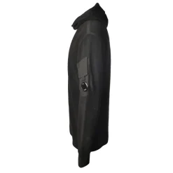 C.P. Company - Hooded Sweatshirt with Pocket - Black - Sweater - Luxury Exclusive Collection - Avvenice