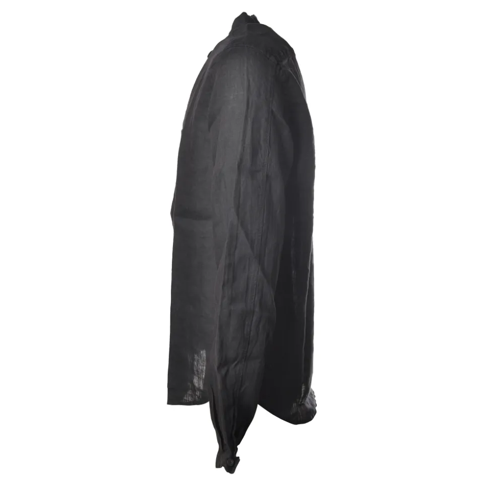 C.P. Company - Mandarin Collar Shirt - Blue - Luxury Exclusive Collection - Avvenice