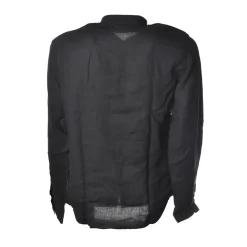 C.P. Company - Mandarin Collar Shirt - Blue - Luxury Exclusive Collection - Avvenice