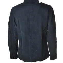 C.P. Company - Shirt With Front Pocket and Logo - Blue - Shirts - Luxury Exclusive Collection - Avvenice