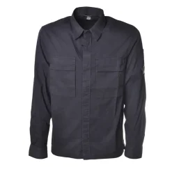 C.P. Company - Sports Shirt with Pockets - Blue - Luxury Exclusive Collection - Avvenice