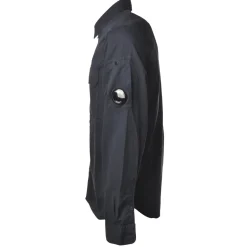 C.P. Company - Sports Shirt with Pockets And Logo - Blue - Shirts - Luxury Exclusive Collection - Avvenice