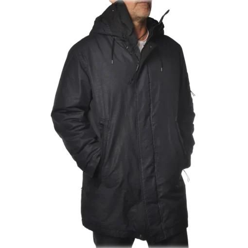 C.P. Company - Technical Jacket with Hood - Black - Jacket - Luxury Exclusive Collection - Avvenice