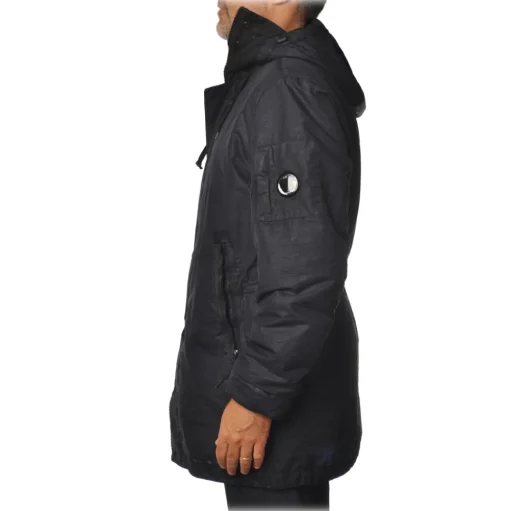 C.P. Company - Technical Jacket with Hood - Black - Jacket - Luxury Exclusive Collection - Avvenice