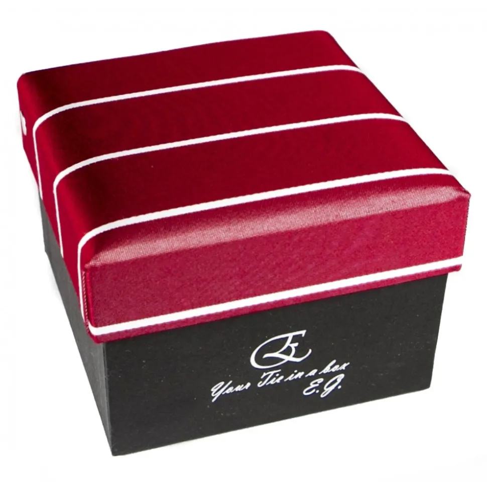 Cravates E.G. - Single Stripe Tie - Cardinal Red - Avvenice