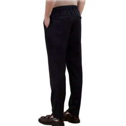 Cruna - Burano Trousers - 1516 - Night Blue - Handmade in Italy - Luxury High Quality Collection - Avvenice
