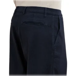 Cruna - Greenwich Trousers - 1551 - Night Blue - Handmade in Italy - Luxury High Quality Collection - Avvenice