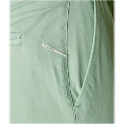 Cruna - New Town Trousers in Cotton - 520 - Salvia - Handmade in Italy - Luxury High Quality Pants - Avvenice