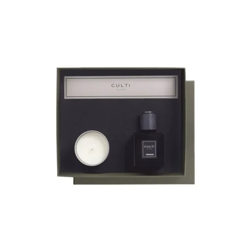 Culti Milano - Giftbox Decor Aramara Diffuser and Esperide Candle - Gift Box - Room Fragrances - Fragrances - Luxury - Avvenice