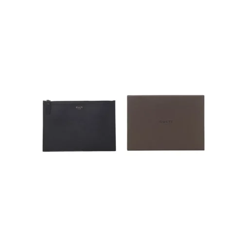 Culti Milano - Leather Pochette - Black - Medium - Fashion - Room Fragrances - Fragrances - Luxury - Avvenice