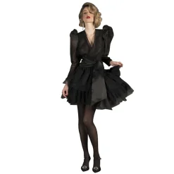 Danilo Forestieri - Body Blouse in Silk Organza - Haute Couture Made in Italy - Luxury Exclusive Collection - Avvenice