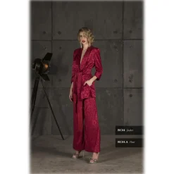Danilo Forestieri - Maxi Jacket with Belt and Fringes - Haute Couture Made in Italy - Luxury Exclusive Collection - Avvenice