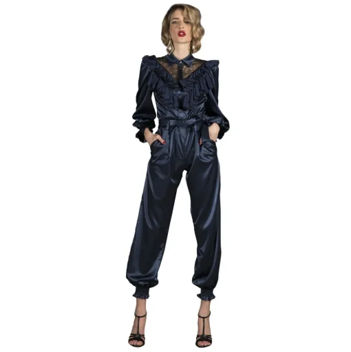 Danilo Forestieri - Silk Shirt with Ruffles and Contrasting - Shirt - Haute Couture Made in Italy - Luxury Exclusive Collection - Avvenice