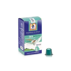 Dersut Caffè - Capsules Decalight Nespresso Compatible - Coffee Capsules - 10 x 5,5 g - Avvenice