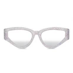 Dior - Sunglasses - CatStyleDior1S - Silver - Swarovski - Dior Eyewear - Avvenice