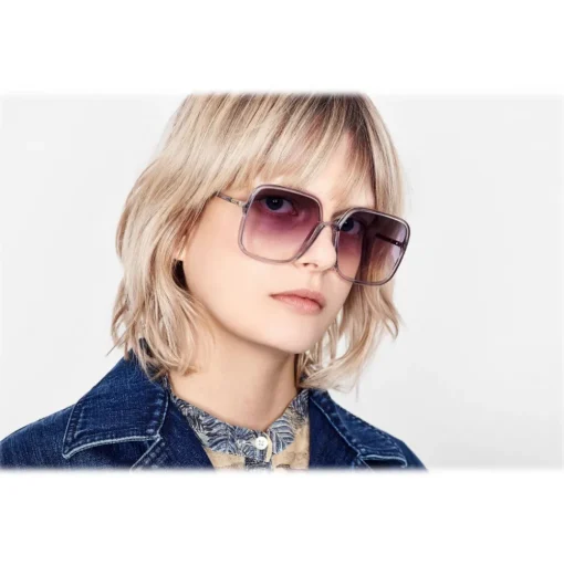 Dior - Sunglasses - DiorSoStellaire1 - Transparent Grey Pink - Dior Eyewear - Avvenice