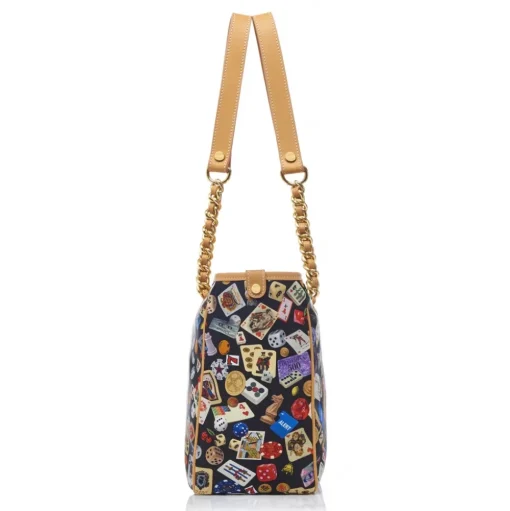 Divo Diva - Antibes - Black - Leather Handbag - Made in Italy - Life is a Game Collection - Luxury High Quality - Avvenice