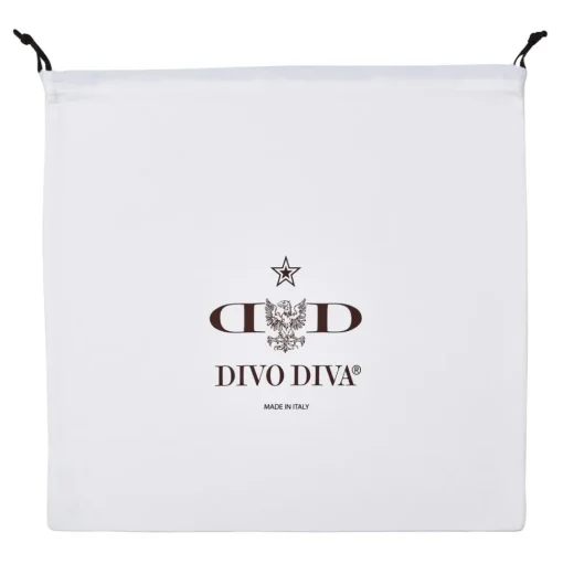 Divo Diva - Antibes - Dark Black - Leather Handbag - Made in Italy - Life is a Game Collection - Luxury High Quality - Avvenice