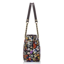 Divo Diva - Antibes - Dark Black - Leather Handbag - Made in Italy - Life is a Game Collection - Luxury High Quality - Avvenice