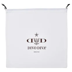 Divo Diva - Casablanca - Black - Leather Handbag - Made in Italy - Life is a Game Collection - Luxury High Quality - Avvenice