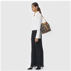 Divo Diva - Casablanca - Black - Leather Handbag - Made in Italy - Life is a Game Collection - Luxury High Quality - Avvenice