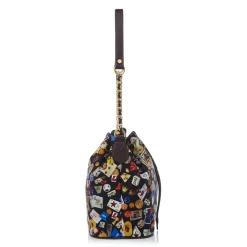 Divo Diva - Casablanca - Dark Black - Leather Handbag - Made in Italy - Life is a Game Collection - Luxury High Quality - Avvenice