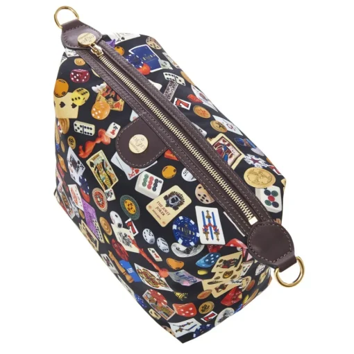 Divo Diva - Dublin - Dark Black - Leather Handbag - Made in Italy - Life is a Game Collection - Luxury High Quality - Avvenice