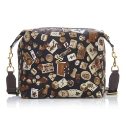 Divo Diva - Dublin - Dark Brown - Leather Handbag - Made in Italy - Life is a Game Collection - Luxury High Quality - Avvenice