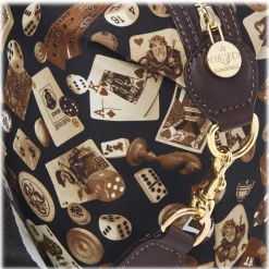 Divo Diva - Dublin - Dark Brown - Leather Handbag - Made in Italy - Life is a Game Collection - Luxury High Quality - Avvenice