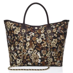 Divo Diva - Macao - Dark Brown - Leather Handbag - Made in Italy - Life is a Game Collection - Luxury High Quality - Avvenice