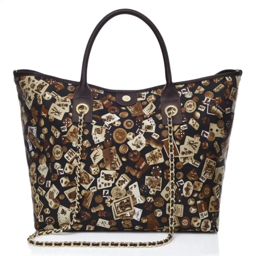 Divo Diva - Macao - Dark Brown - Leather Handbag - Made in Italy - Life is a Game Collection - Luxury High Quality - Avvenice