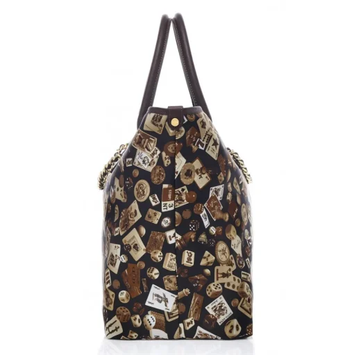 Divo Diva - Macao - Dark Brown - Leather Handbag - Made in Italy - Life is a Game Collection - Luxury High Quality - Avvenice