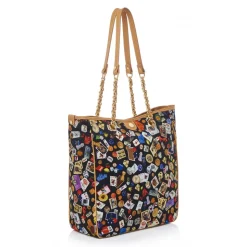 Divo Diva - Miami - Black - Leather Handbag - Made in Italy - Life is a Game Collection - Luxury High Quality - Avvenice