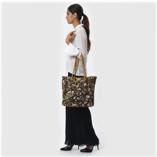 Divo Diva - Miami - Brown - Leather Handbag - Made in Italy - Life is a Game Collection - Luxury High Quality - Avvenice