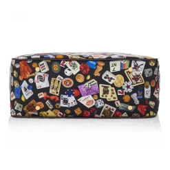 Divo Diva - Miami - Dark Black - Leather Handbag - Made in Italy - Life is a Game Collection - Luxury High Quality - Avvenice