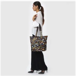 Divo Diva - Miami - Dark Black - Leather Handbag - Made in Italy - Life is a Game Collection - Luxury High Quality - Avvenice