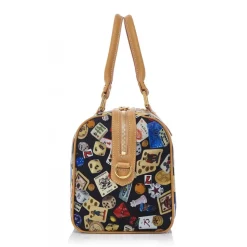 Divo Diva - Montecarlo - Black - Leather Handbag - Made in Italy - Life is a Game Collection - Luxury High Quality - Avvenice